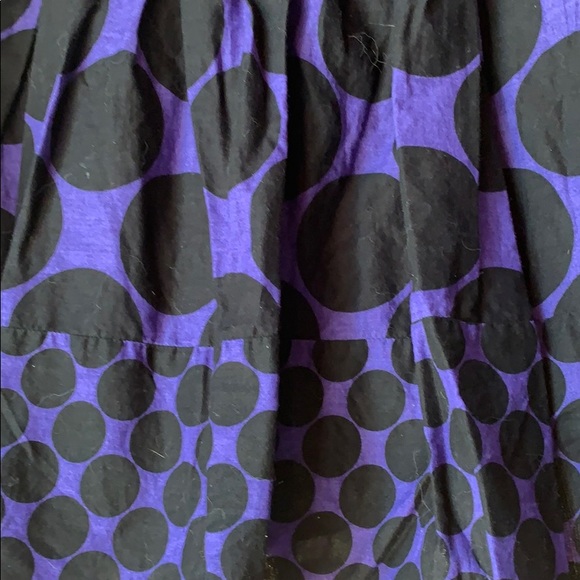Purple and black polka dot skirts - Picture 4 of 6